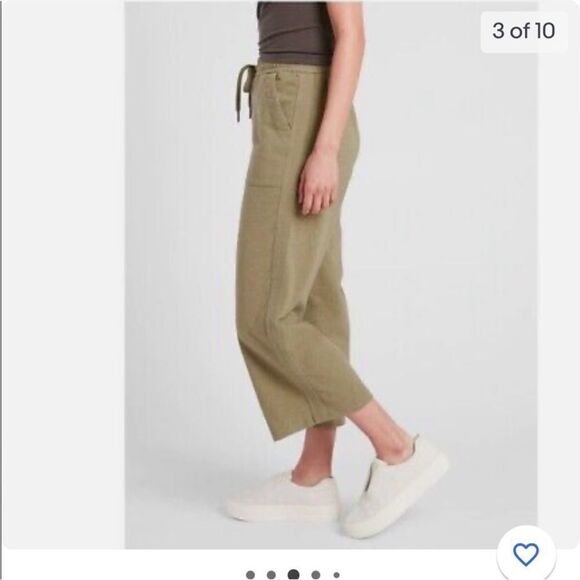 Athleta FARALLON HEATHERED WIDE LEG CROP - Picture 3 of 6